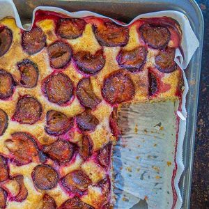 Grain-Free Summer Plum Cake