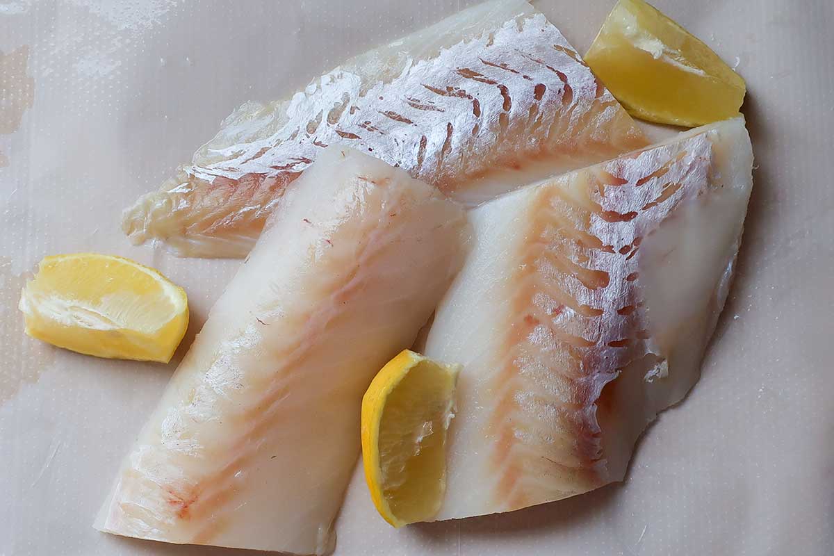 raw cod fillet