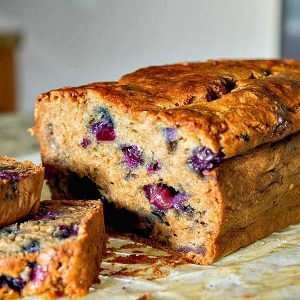 Gluten-Free Blueberry Banana Bread