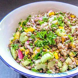 Immune Boosting Lentil Salad