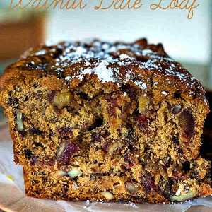 Gluten Free Classic Walnut Date Loaf