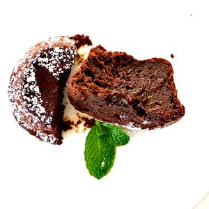 Gluten Free Chocolate Lava Muffins
