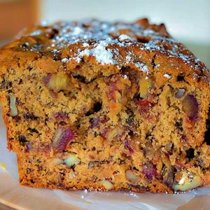 Gluten Free Classic Walnut Date Loaf