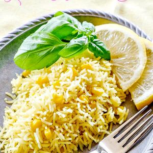 Indian Lemon Rice with Corn Recipe