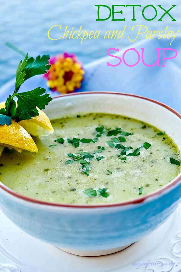 Immune Boosting Chickpea and Parsley Soup