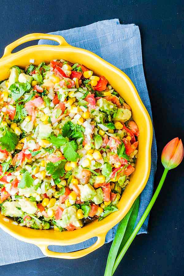 Avocado and Corn Salsa – Easy Recipe
