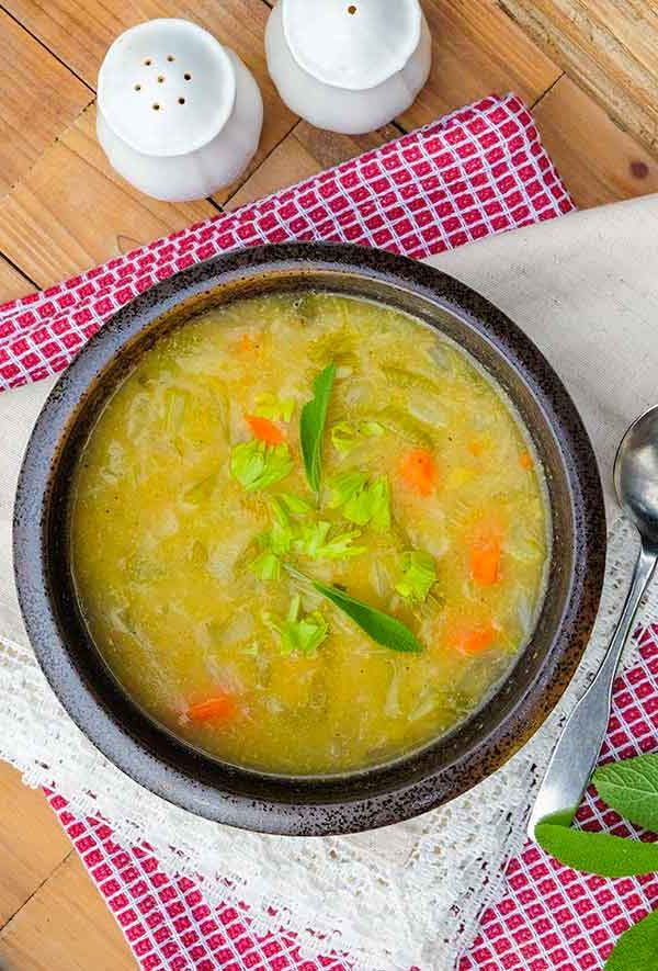 immune boosting celery soup
