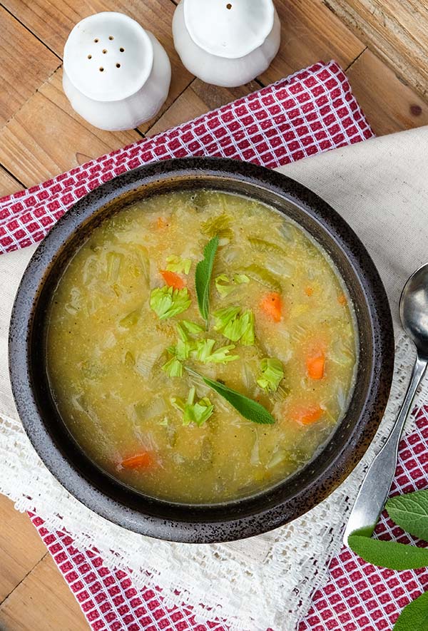 Immune Boosting Turmeric Celery Soup