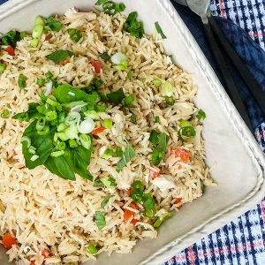 One Pot Thai Coconut Chicken Rice