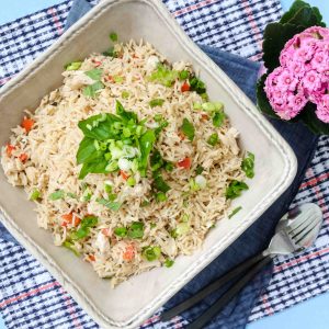 One Pot Thai Coconut Chicken Rice