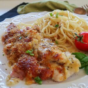 Gluten-Free Chicken Cordon Bleu Casserole (No Fuss Recipe)