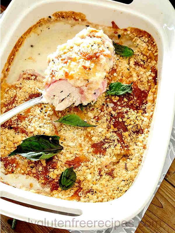 Gluten-Free Chicken Cordon Bleu Casserole