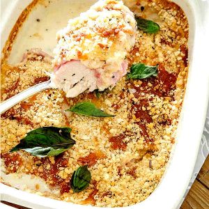 Gluten-Free Chicken Cordon Bleu Casserole