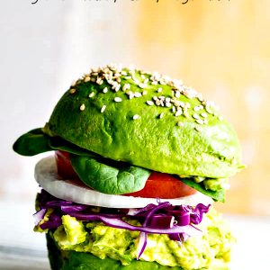 Avocado Egg Salad Burger Recipe