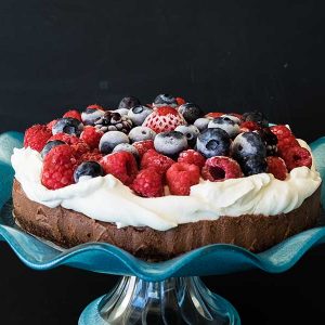Grain Free Vegan No Bake Chocolate Silk Cake