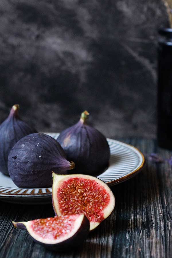 fresh figs on a plate