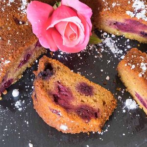 Gluten-Free Honey Blackberry Coffee Cake