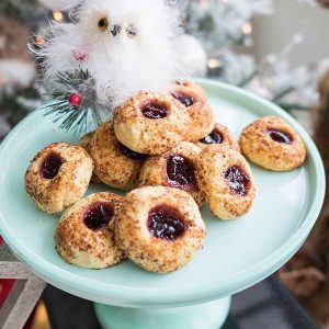 Gluten-Free Thumbprint Cookies