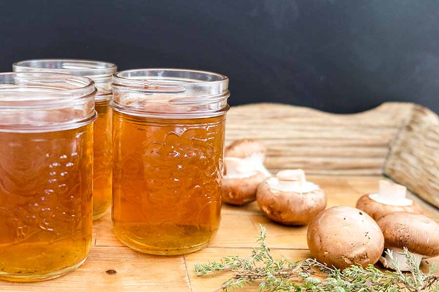 mushroom broth