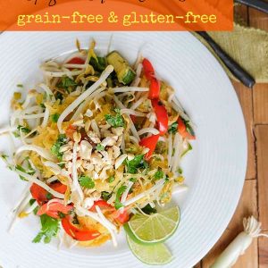 Easy Vegan Spaghetti Squash Pad Thai