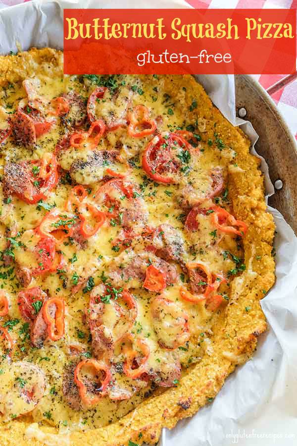 Gluten-Free Butternut Squash Pizza Crust