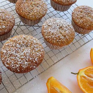 Gluten-Free Orange Yogurt Muffins