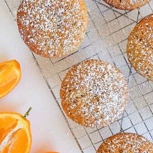 Gluten-Free Orange Yogurt Muffins