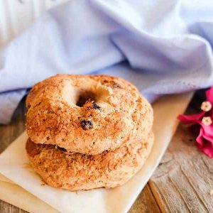 Gluten-Free Cinnamon Raisin Bagel