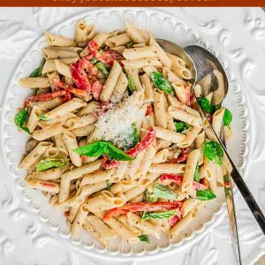 Chorizo With Basil Cream Sauce Penne – Gluten-Free