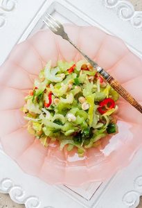 thai, fennel, celery, salad