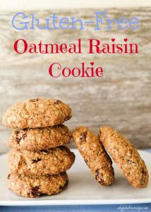 oatmeal raisin cookie, gluten free