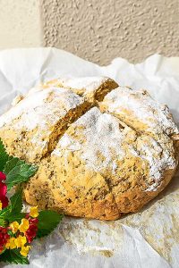 chia soda bread, gluten free