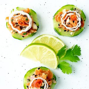 Smoked Salmon Tartare Bites