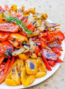 chargrilled peppers, italian antipasto