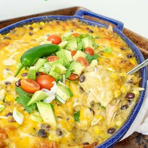 Gluten-Free Chicken Enchilada Casserole