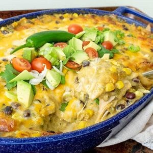 Gluten-Free Chicken Enchilada Casserole
