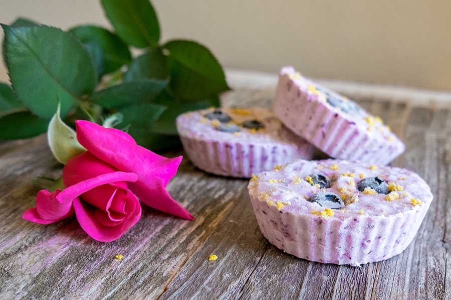 Keto Minnie Blueberry Cheesecakes - Only Gluten Free Recipes