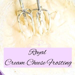 Royal Cream Cheese Frosting