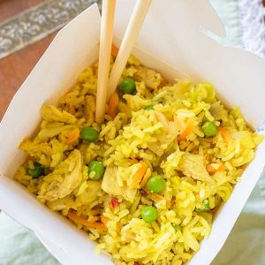 Easy Curry Pork Fried Rice