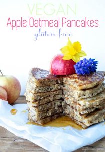 apple oatmeal pancakes, gluten free
