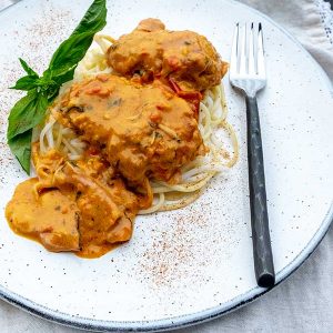 Creamy Chicken Calabrese with Ham