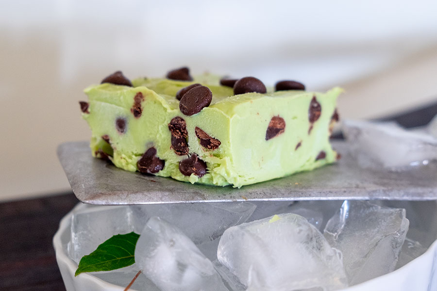 avocado chocolate chip ice cream