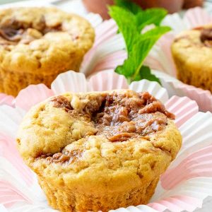 Gluten-Free Simple Jam Swirled Muffins