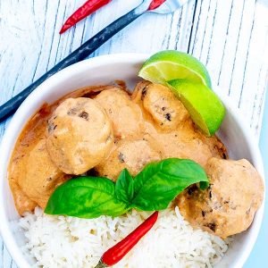 Gluten-Free Vegan Thai Meatballs