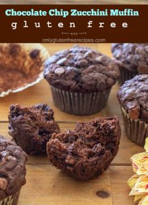chocolate chip muffin, gluten free