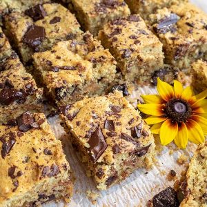 Chocolate Chunk Almond Swirl Coffee Cake (Gluten-Free)