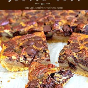 Chocolate Pecan Shortbread Squares (Gluten-Free)