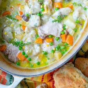 Country Style Chicken Stew With Gluten-Free Dumplings