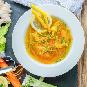 30-Minute Immune Boosting Chicken Soup