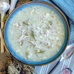 Cream of Cauliflower Chicken & Potato Soup